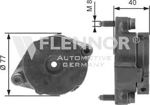 Flennor FA99048 - Vodeći valjak , klinasti rebrasti remen  www.molydon.hr