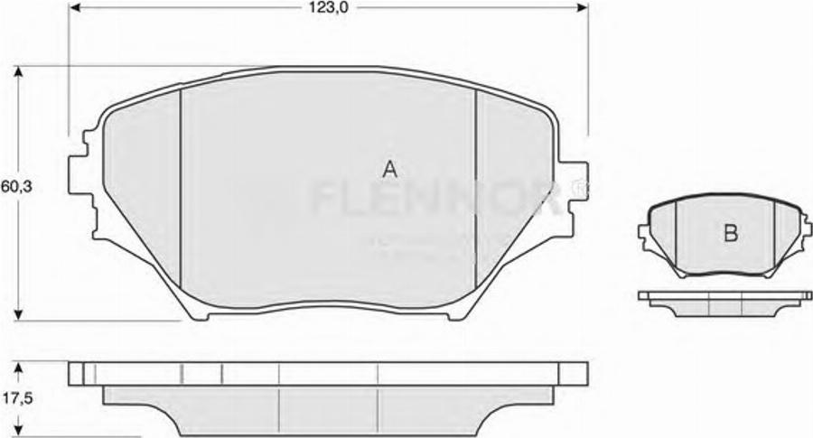 Flennor FB210461 - Komplet Pločica, disk-kočnica www.molydon.hr