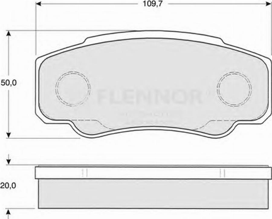 Flennor FB210487 - Komplet Pločica, disk-kočnica www.molydon.hr