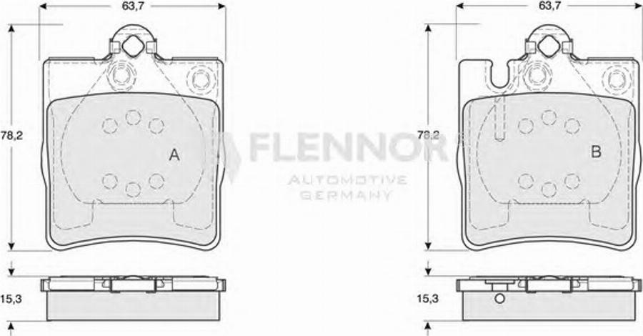 Flennor FB210423 - Komplet Pločica, disk-kočnica www.molydon.hr