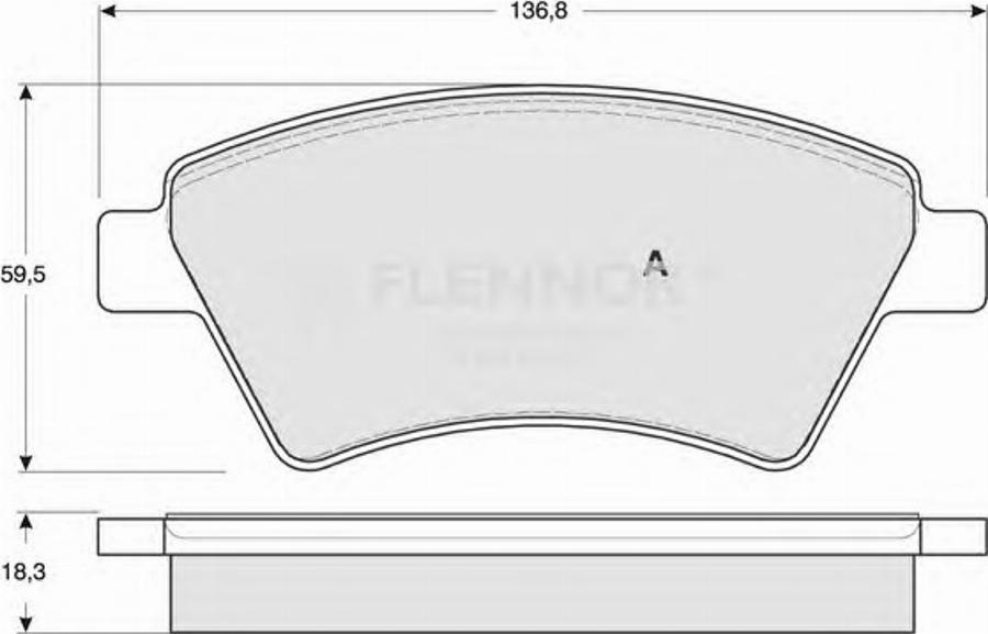 Flennor FB210591 - Komplet Pločica, disk-kočnica www.molydon.hr