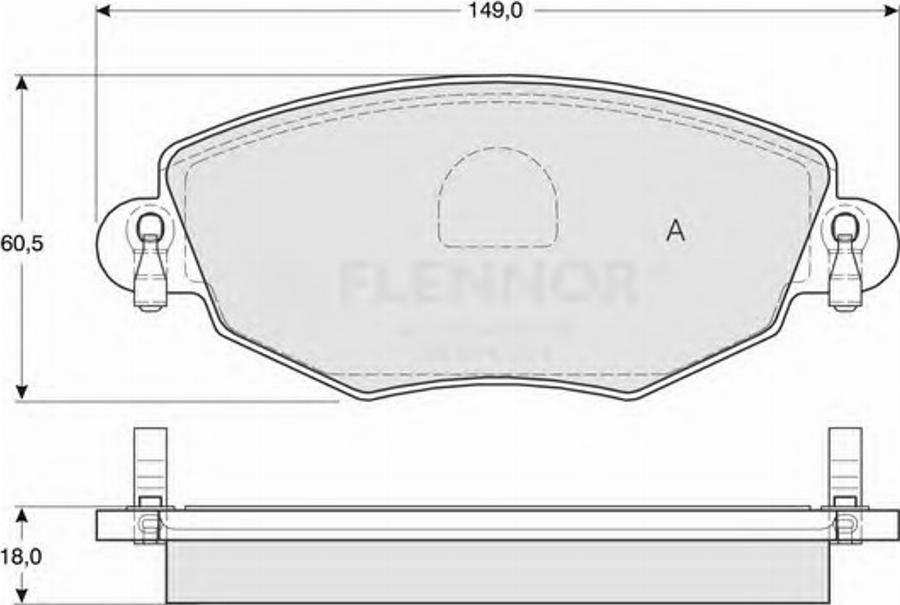 Flennor FB210550 - Komplet Pločica, disk-kočnica www.molydon.hr