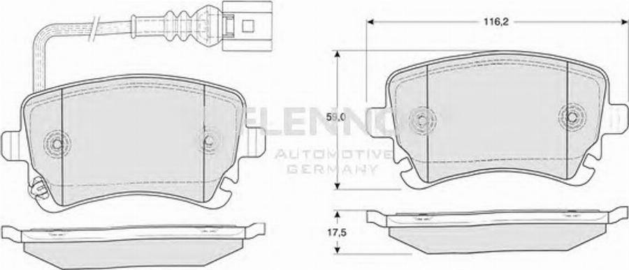 Flennor FB210689 - Komplet Pločica, disk-kočnica www.molydon.hr