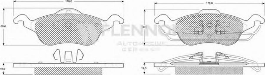 Flennor FB210198 - Komplet Pločica, disk-kočnica www.molydon.hr