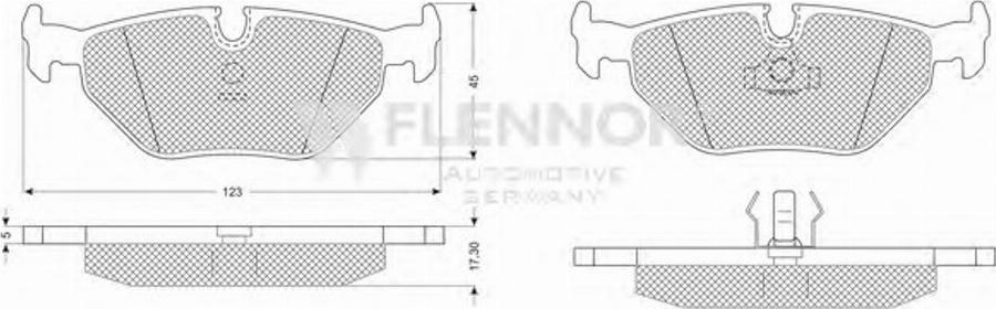 Flennor FB210157 - Komplet Pločica, disk-kočnica www.molydon.hr