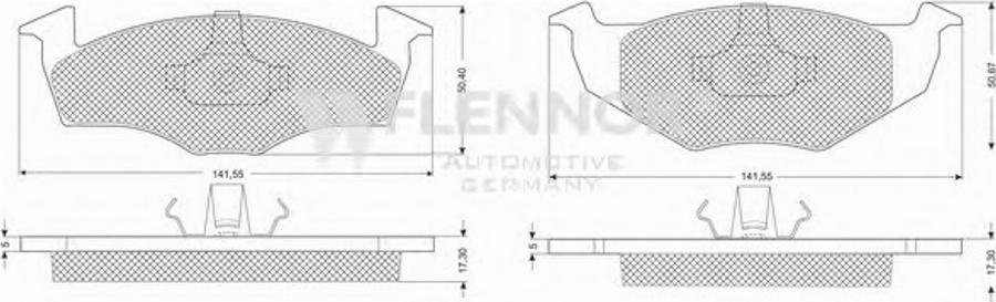 Flennor FB210164 - Komplet Pločica, disk-kočnica www.molydon.hr