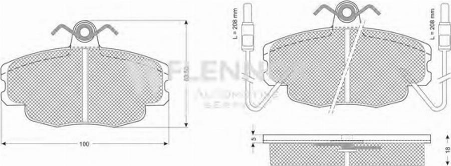 Flennor FB210179 - Komplet Pločica, disk-kočnica www.molydon.hr