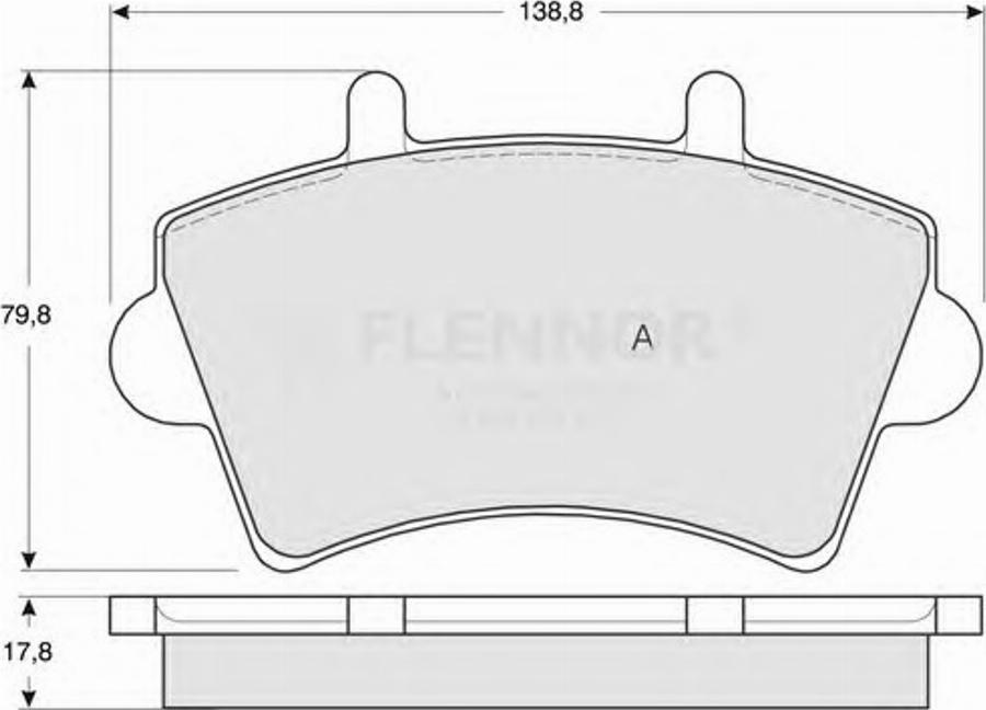 Flennor FB210851 - Komplet Pločica, disk-kočnica www.molydon.hr