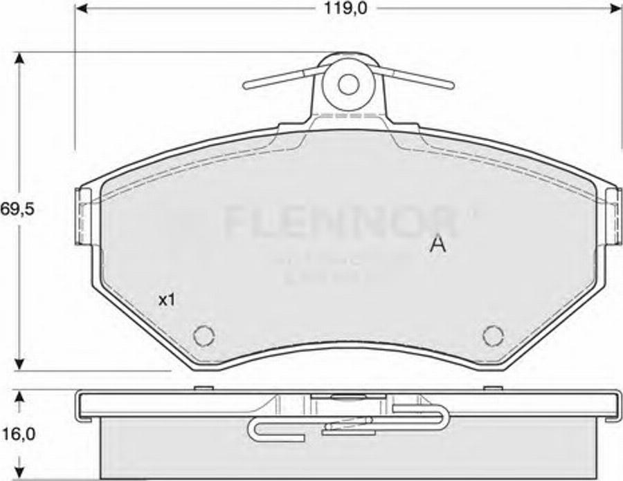 Flennor FB210205 - Kočioni disk www.molydon.hr