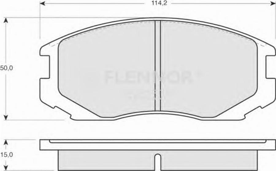 Flennor FB210216 - Komplet Pločica, disk-kočnica www.molydon.hr