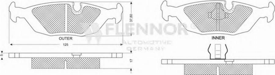 Flennor FB210236 - Komplet Pločica, disk-kočnica www.molydon.hr