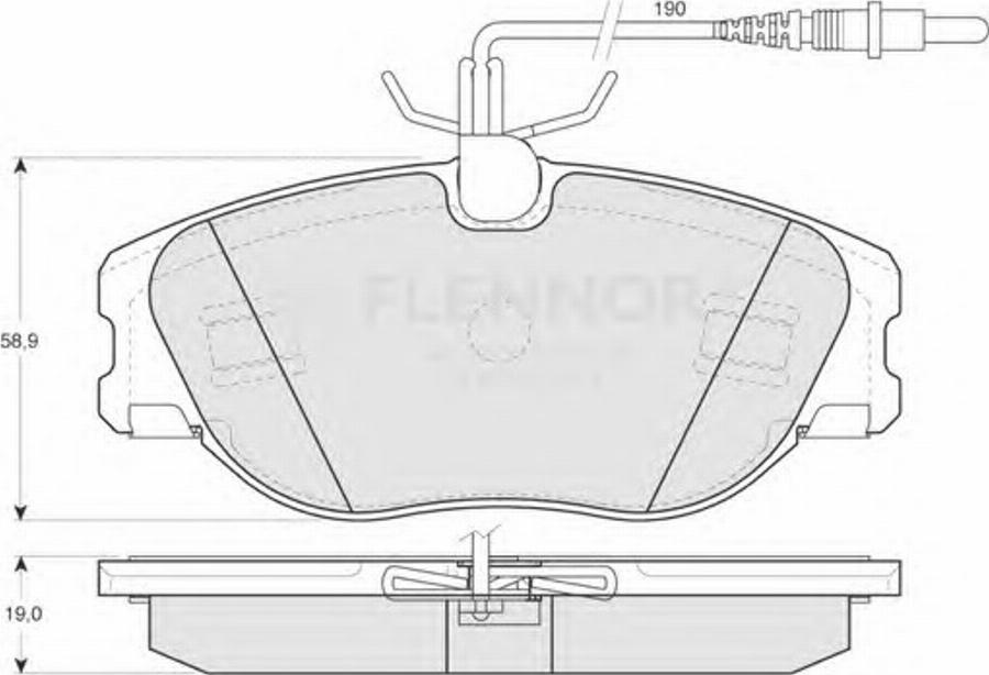 Flennor FB210233 - Komplet Pločica, disk-kočnica www.molydon.hr