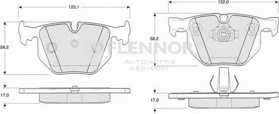 Flennor FB210700 - Komplet Pločica, disk-kočnica www.molydon.hr