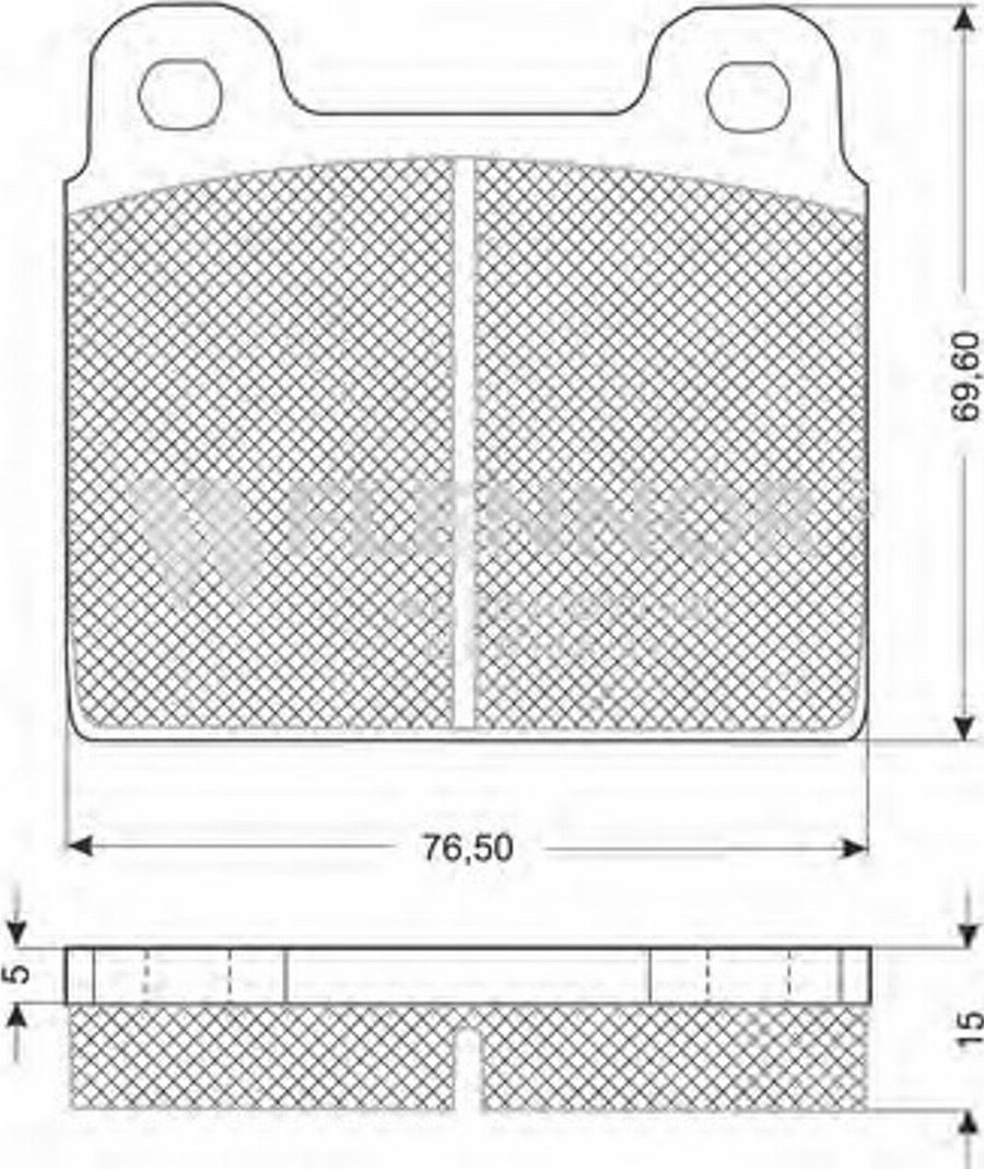 Flennor FB210778 - Komplet Pločica, disk-kočnica www.molydon.hr