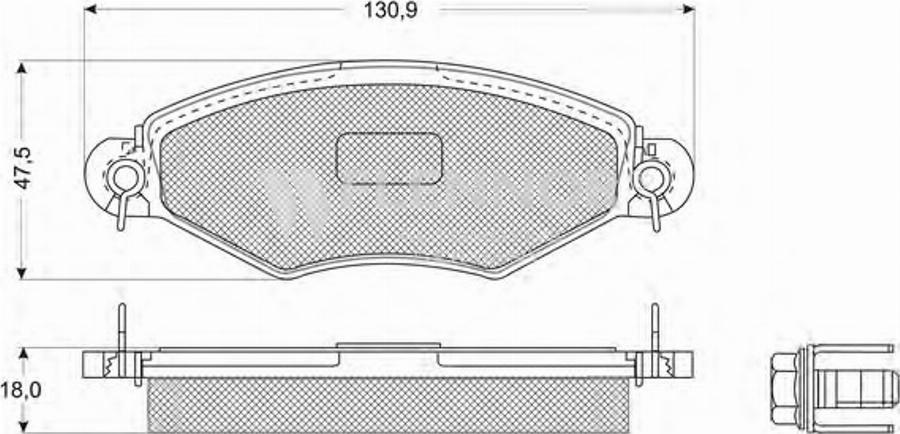 Flennor FB211357 - Komplet Pločica, disk-kočnica www.molydon.hr