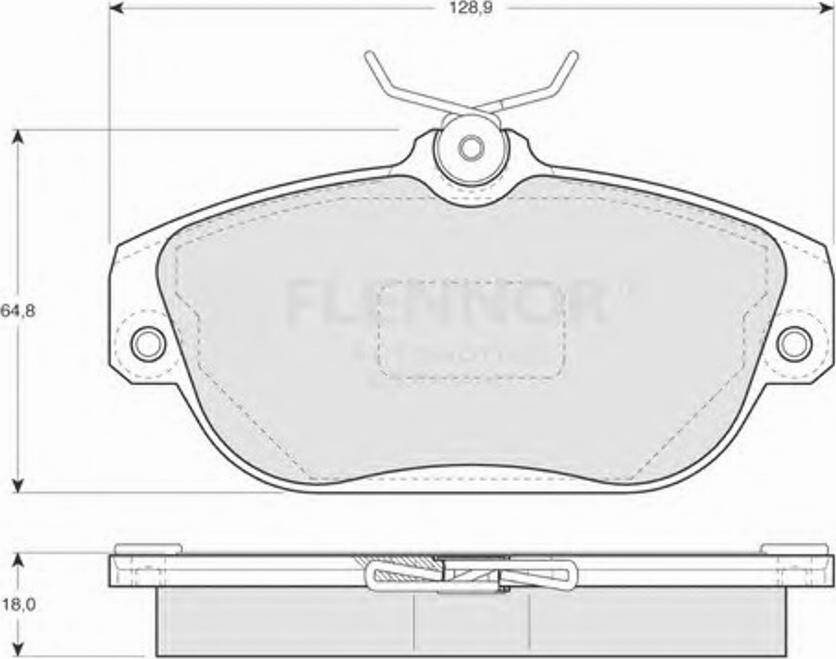 Flennor FB211300 - Komplet Pločica, disk-kočnica www.molydon.hr