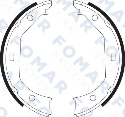 FOMAR Friction FO 9065 - Komplet kočnica, bubanj kočnice www.molydon.hr