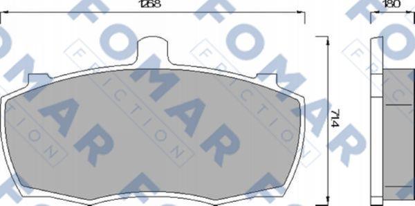 FOMAR Friction FO 499081 - Komplet Pločica, disk-kočnica www.molydon.hr