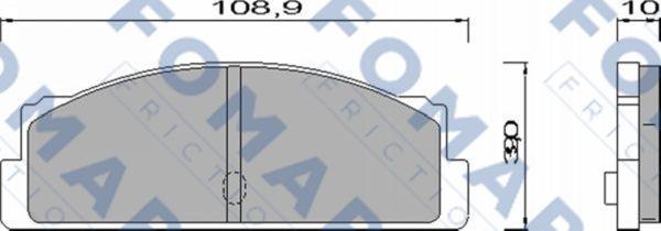 FOMAR Friction FO 451585 - Komplet Pločica, disk-kočnica www.molydon.hr