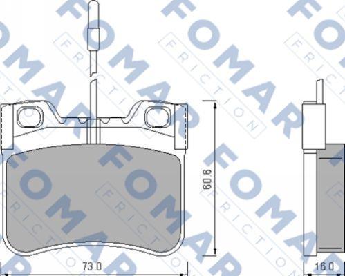 FOMAR Friction FO 469581 - Komplet Pločica, disk-kočnica www.molydon.hr