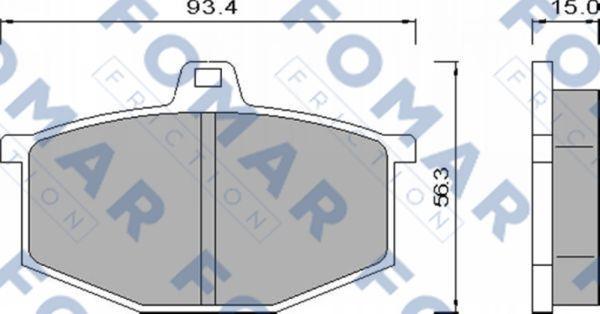 FOMAR Friction FO 424781 - Komplet Pločica, disk-kočnica www.molydon.hr