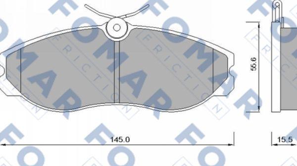 FOMAR Friction FO 624081 - Komplet Pločica, disk-kočnica www.molydon.hr