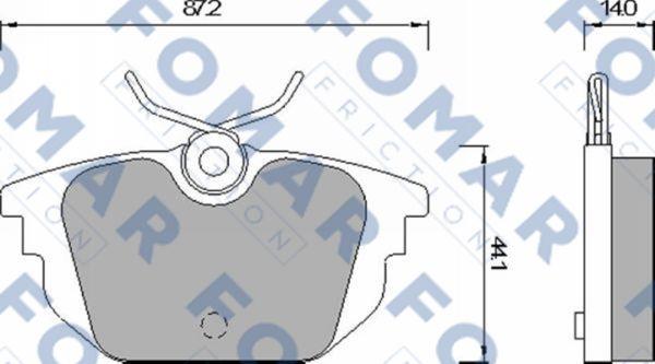 FOMAR Friction FO 677581 - Komplet Pločica, disk-kočnica www.molydon.hr