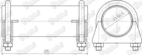 Fonos 86050 - Cijevne spojnice, Ispušni sistem www.molydon.hr