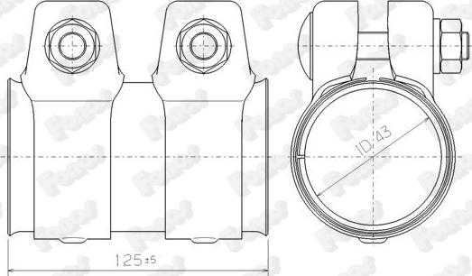Fonos 86142 - Cijevne spojnice, Ispušni sistem www.molydon.hr