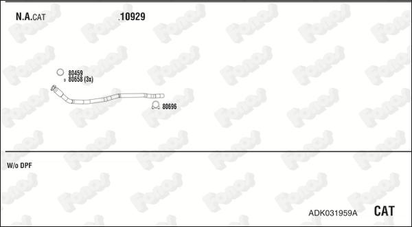 Fonos ADK031959A - Ispušni sistem www.molydon.hr