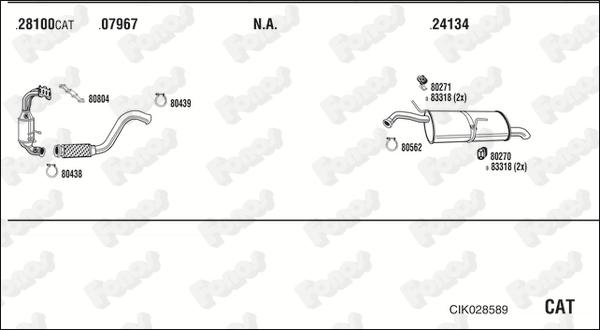 Fonos CIK028589 - Ispušni sistem www.molydon.hr