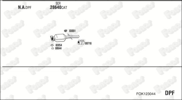 Fonos FOK123044 - Ispušni sistem www.molydon.hr