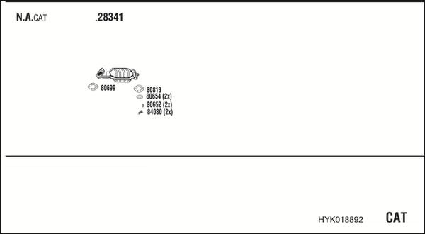 Fonos HYK018892 - Ispušni sistem www.molydon.hr