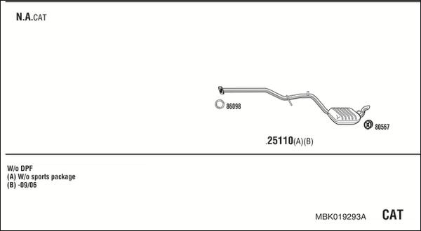 Fonos MBK019293A - Ispušni sistem www.molydon.hr