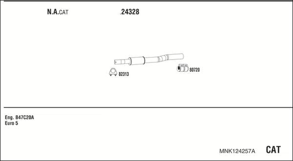 Fonos MNK124257A - Ispušni sistem www.molydon.hr