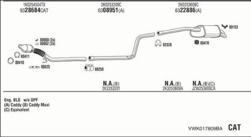 Fonos VWK017809BA - Ispušni sistem www.molydon.hr