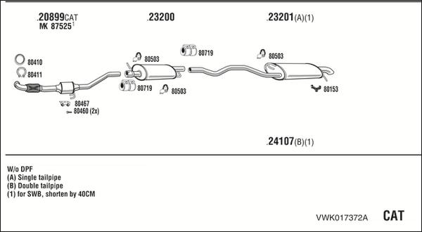 Fonos VWK017372A - Ispušni sistem www.molydon.hr