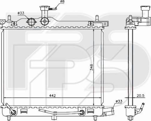 FPS 32 A420 - Hladnjak, hladjenje motora www.molydon.hr