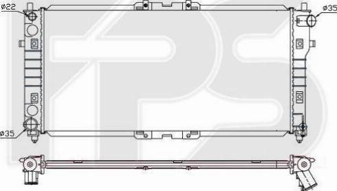 FPS FP 44 A962-X - Hladnjak, hladjenje motora www.molydon.hr