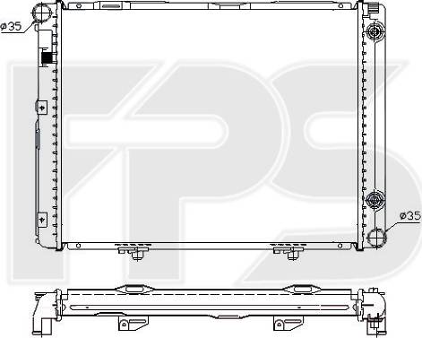 FPS FP 46 A994-X - Hladnjak, hladjenje motora www.molydon.hr