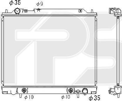 FPS FP 48 A564 - Hladnjak, hladjenje motora www.molydon.hr