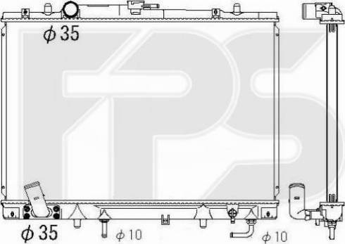 FPS FP 48 A1357 - Hladnjak, hladjenje motora www.molydon.hr