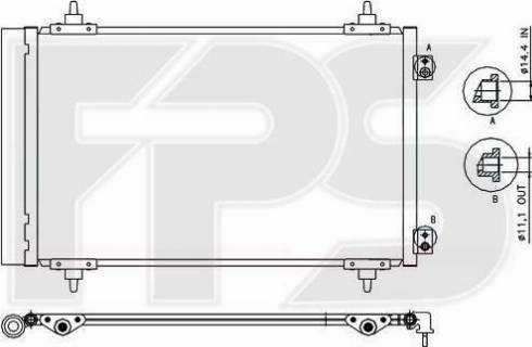 FPS FP 54 K239-X - Kondenzator, klima-Uređaj www.molydon.hr