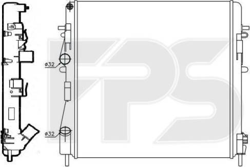 FPS FP 56 A1152 - Hladnjak, hladjenje motora www.molydon.hr