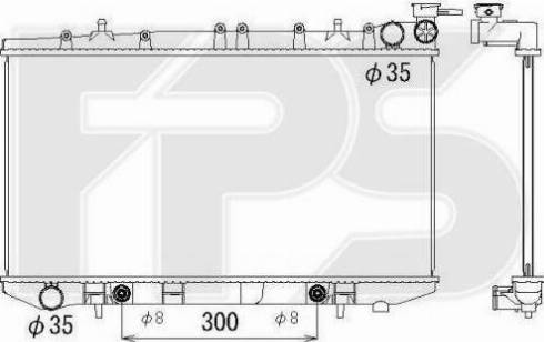 FPS FP 50 A609 - Hladnjak, hladjenje motora www.molydon.hr