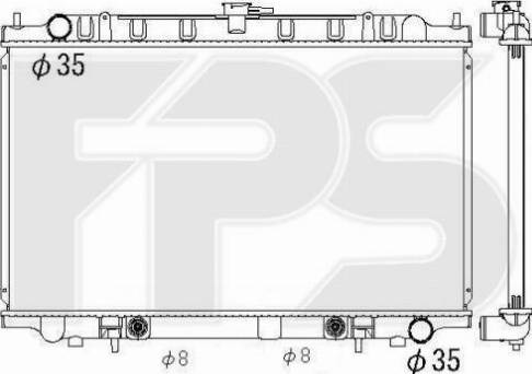 FPS FP 50 A603-X - Hladnjak, hladjenje motora www.molydon.hr