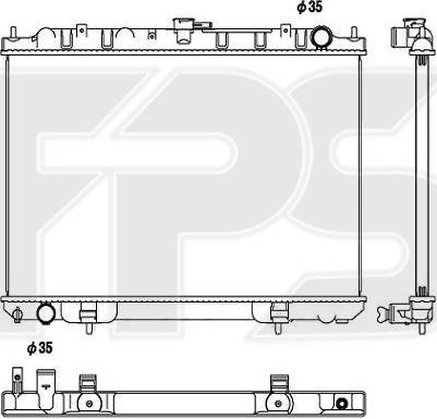 FPS FP 50 A616 - Hladnjak, hladjenje motora www.molydon.hr