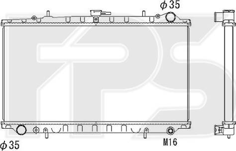 FPS FP 50 A1066-X - Hladnjak, hladjenje motora www.molydon.hr