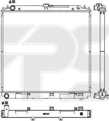 FPS FP 50 A1344-X - Hladnjak, hladjenje motora www.molydon.hr