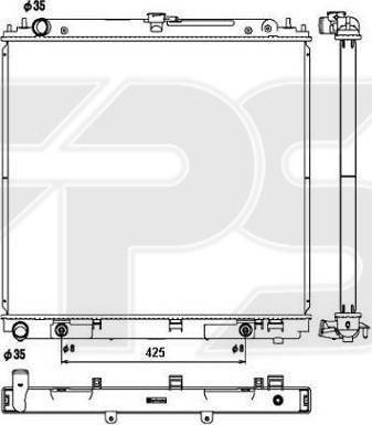 FPS FP 50 A1345-X - Hladnjak, hladjenje motora www.molydon.hr